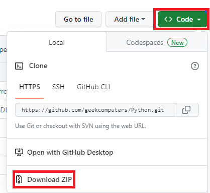 python_git_download_zip